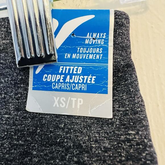 Old Navy Active Leggings Size XS Capri Gray Compression Performance Workout - Picture 4 of 7